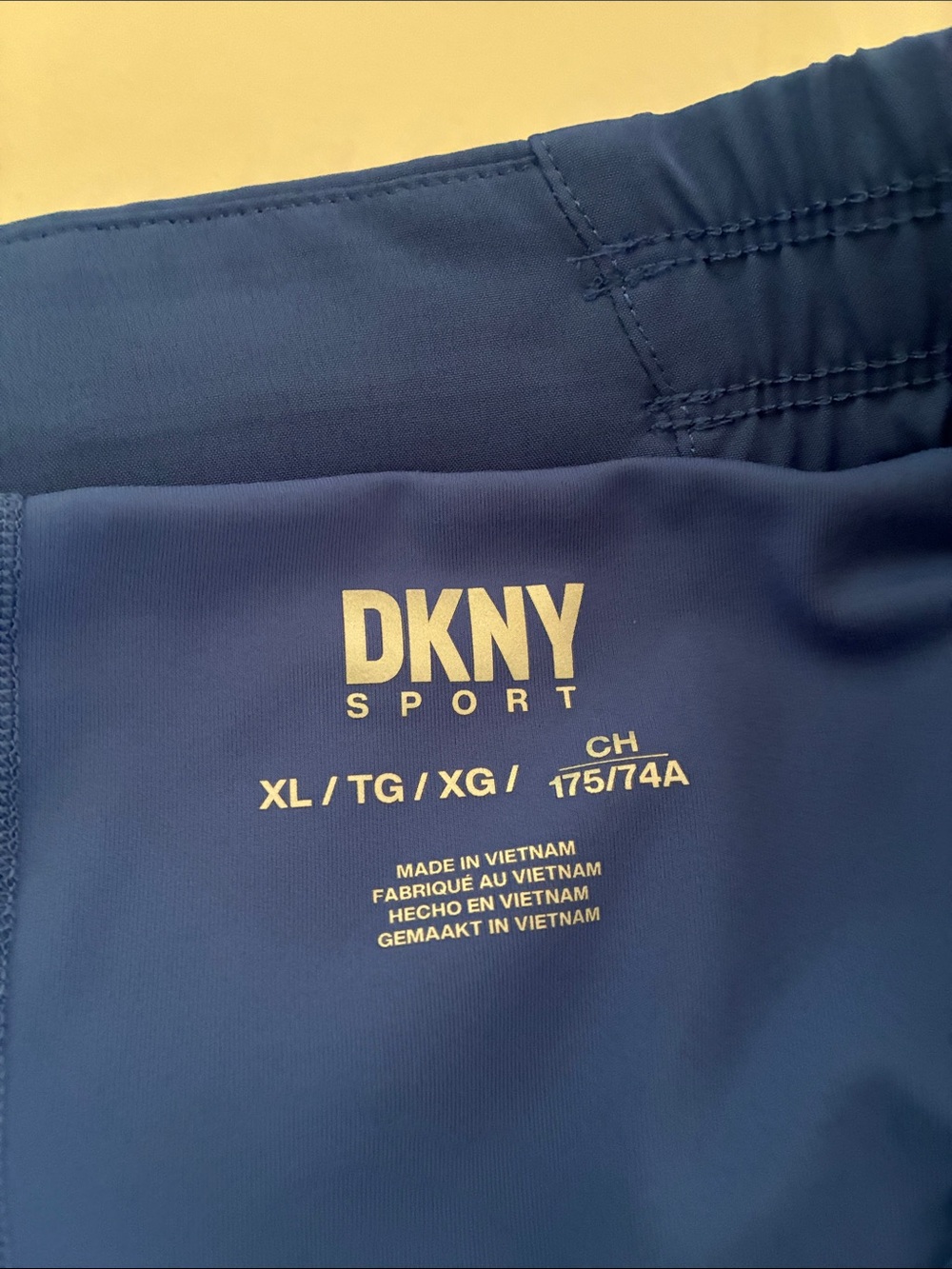 DKNY Periwinkle Athletic Running Shorts - Picture 2 of 4